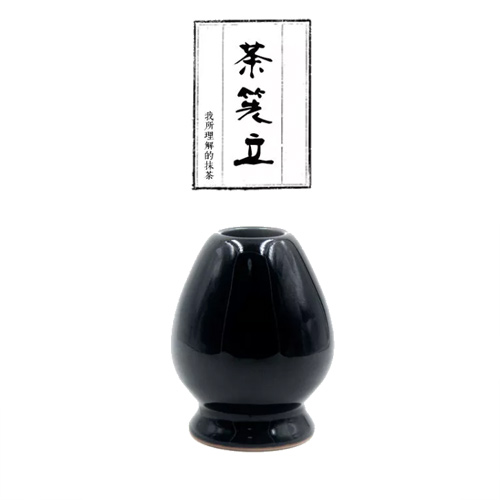 azul Soporte de cerámica para batidor Matcha de 1 pieza 3,1x2,8x2,8 pulgadas para accesorios de juego de té Matcha japonés Matcha Chasen de bambú 