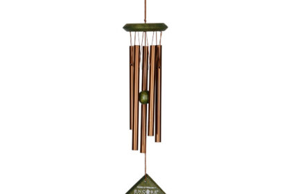 Campana de Viento Mercurio Bronce Verde Detalle