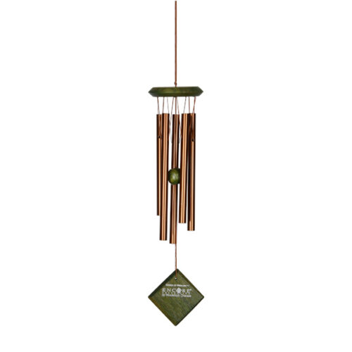 Campana de Viento Mercurio Bronce Verde Detalle