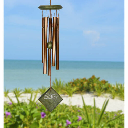 Campana de Viento Mercurio Bronce Verde Visión